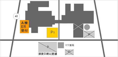 さくら総合病院駐車場